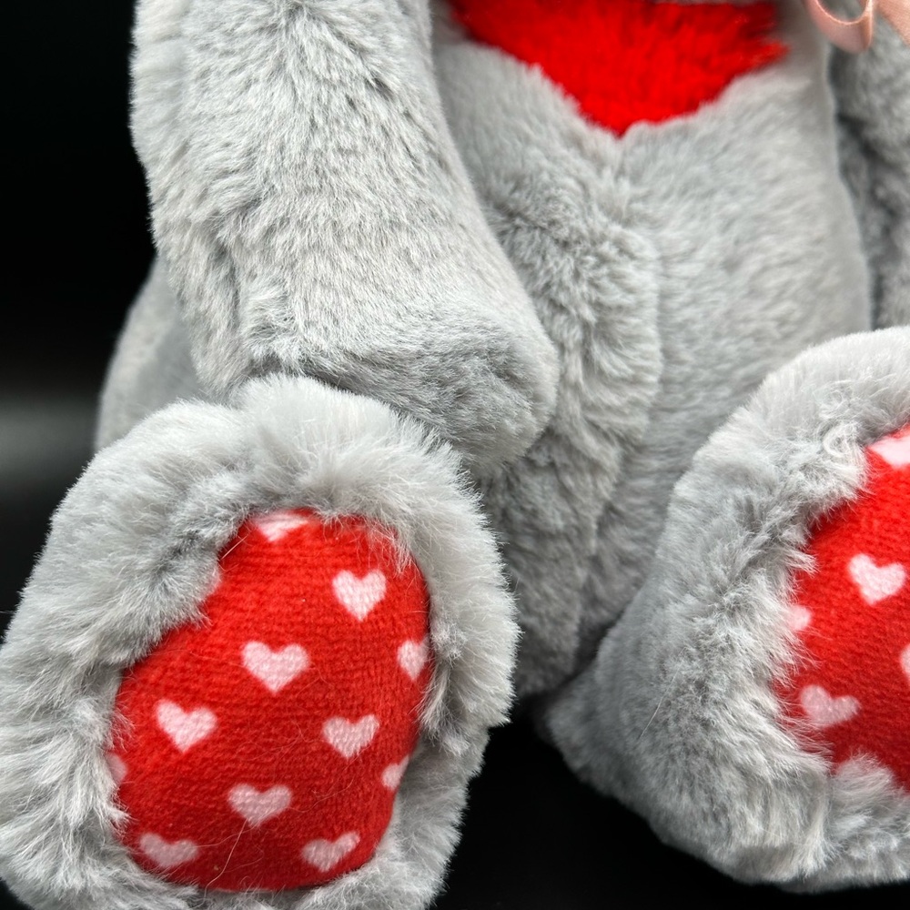 Koala Bear Plush Gray Heart World’s Softest Plush Stuffed Animal 15” Red Hearts - Picture 16 of 16